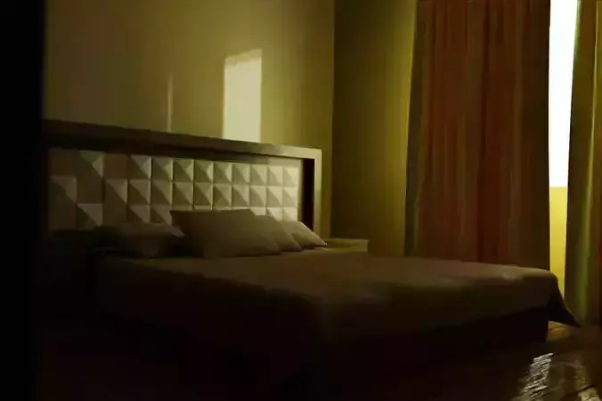 3D Bedroom Scene