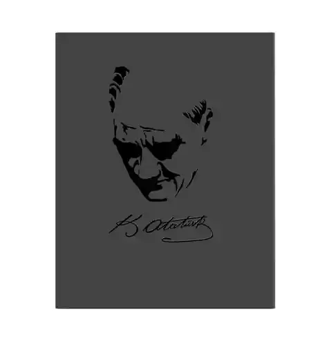 Ataturk relief flowerpot