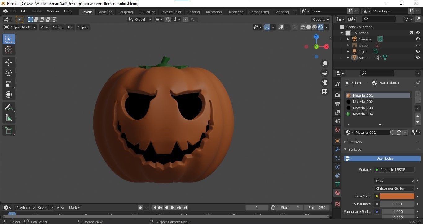 Jack and Sally Skellington 3d model rigged and stl on demand 3D model_19