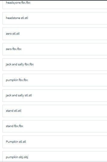 Jack and Sally Skellington 3d model rigged and stl on demand 3D model_30