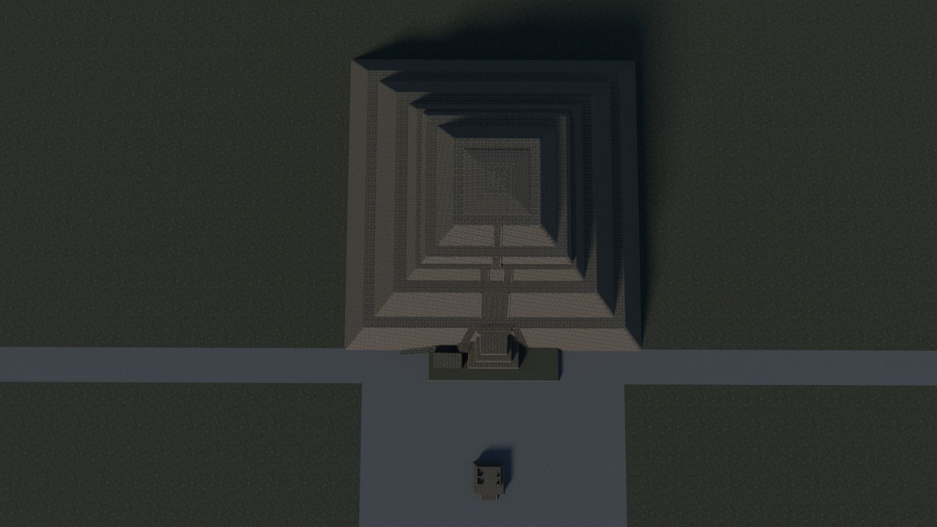 Pyramid of the Sun Low-poly 3D model_3