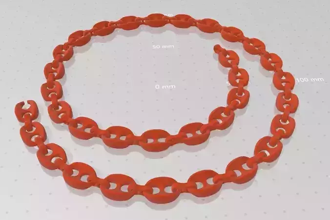 3D Printed Chain 3D model