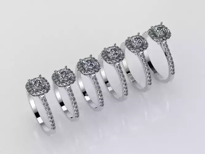 Cushion halo engagement 