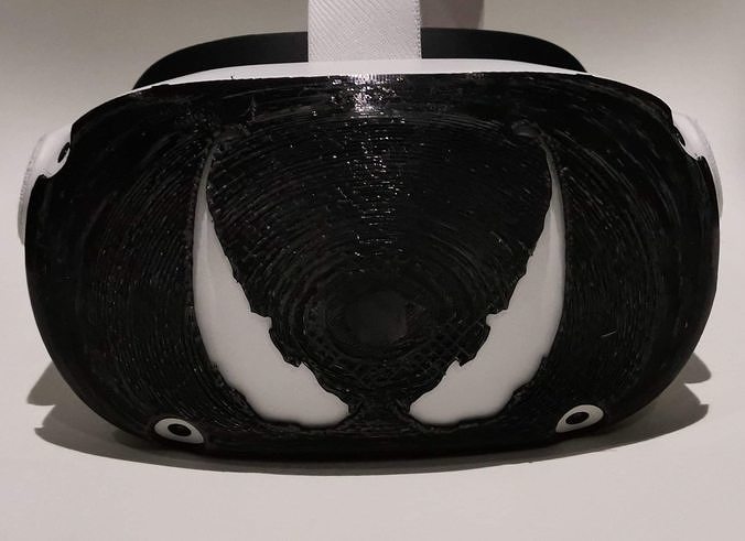 Oculus Quest 2 Front Cover Venom 3D print model