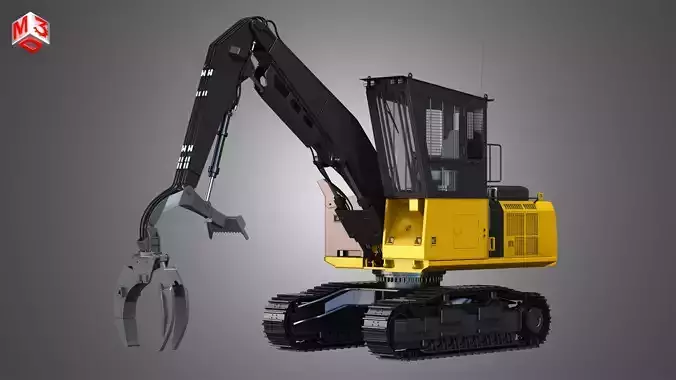 Diecast 568 LL Loader - Forest Machine 3D model
