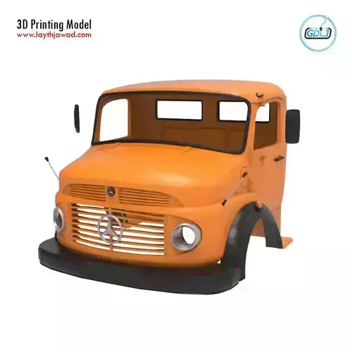 Mercedes-Benz Truck 1924-2624 Cabin - Full Professional Version 3D print model