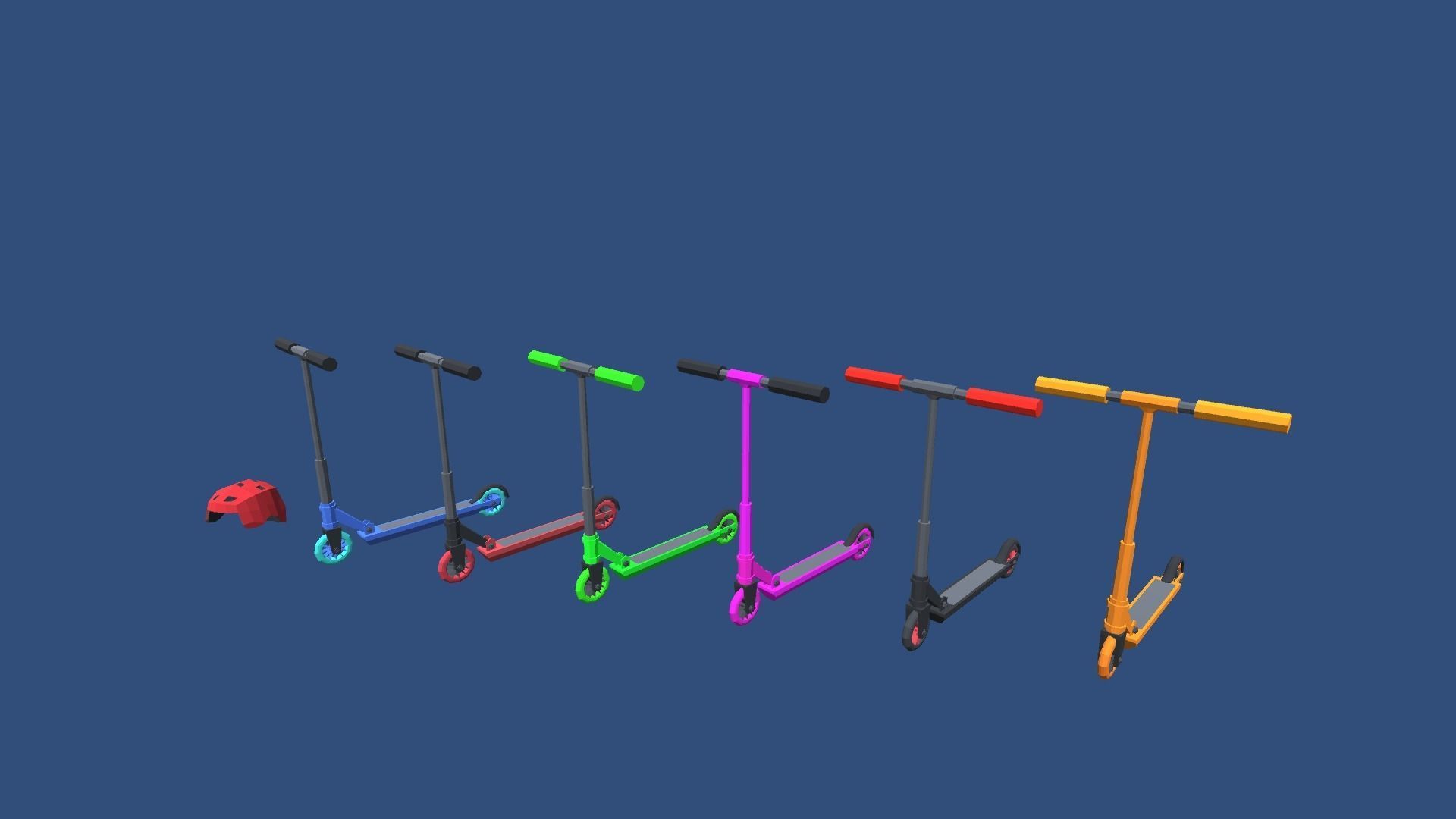 9t5 Low Poly Skate Park Low-poly 3D model_12