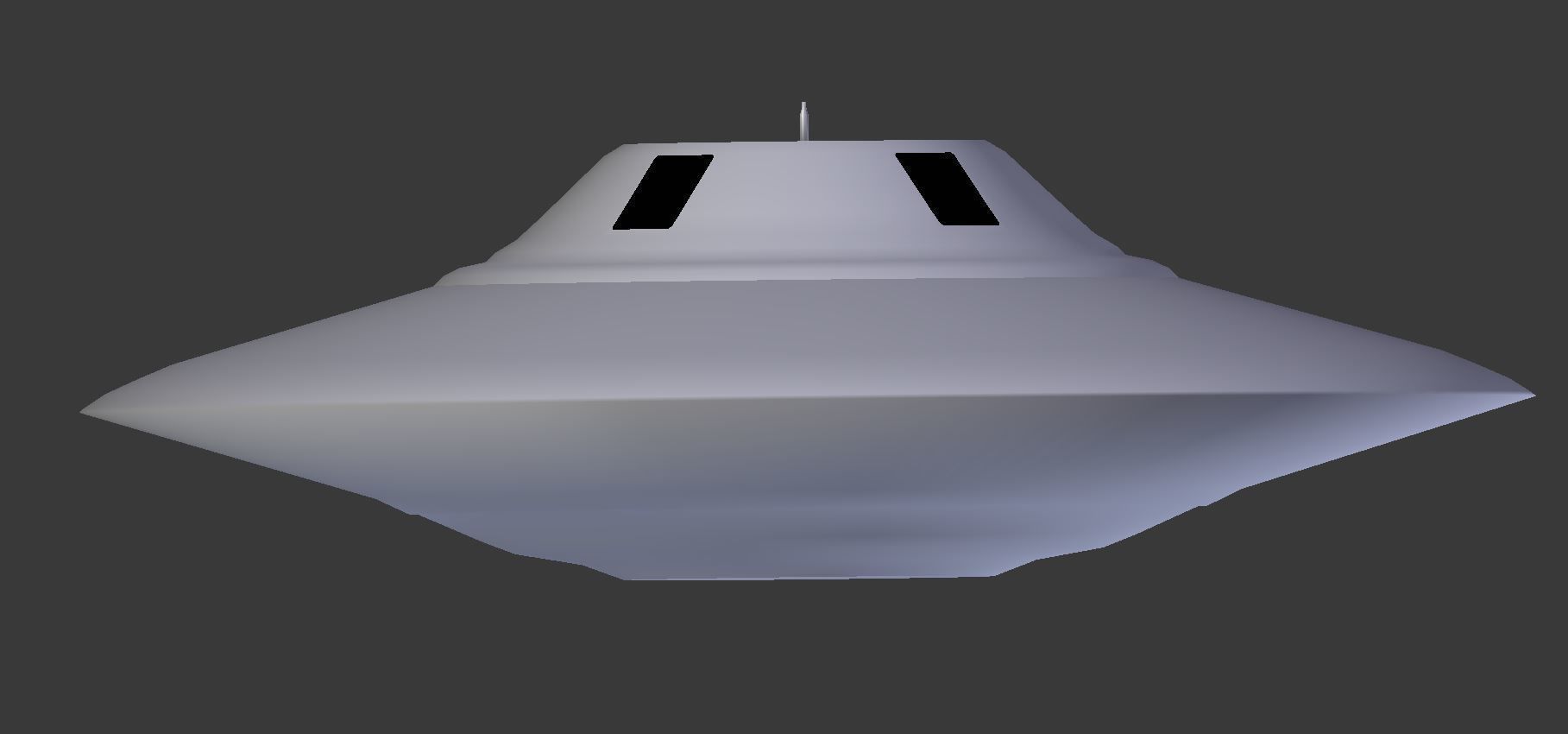 Bob Lazar Sport Model Flying Saucer 3D model_11