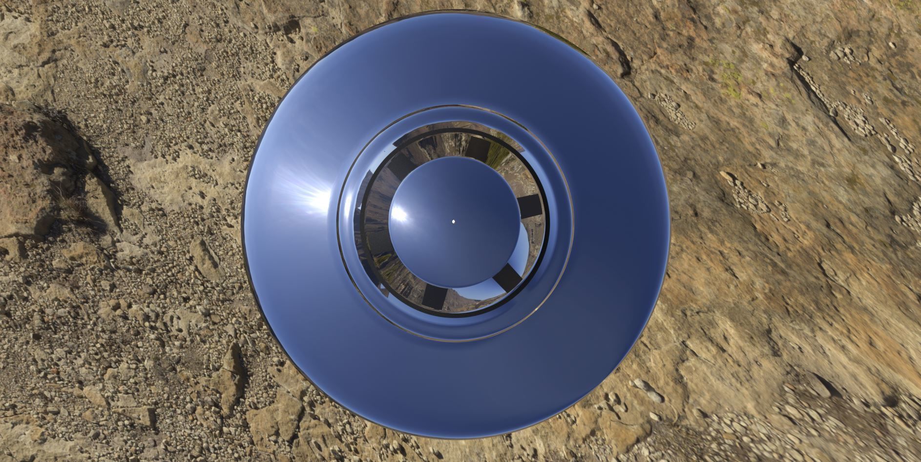 Bob Lazar Sport Model Flying Saucer 3D model_1