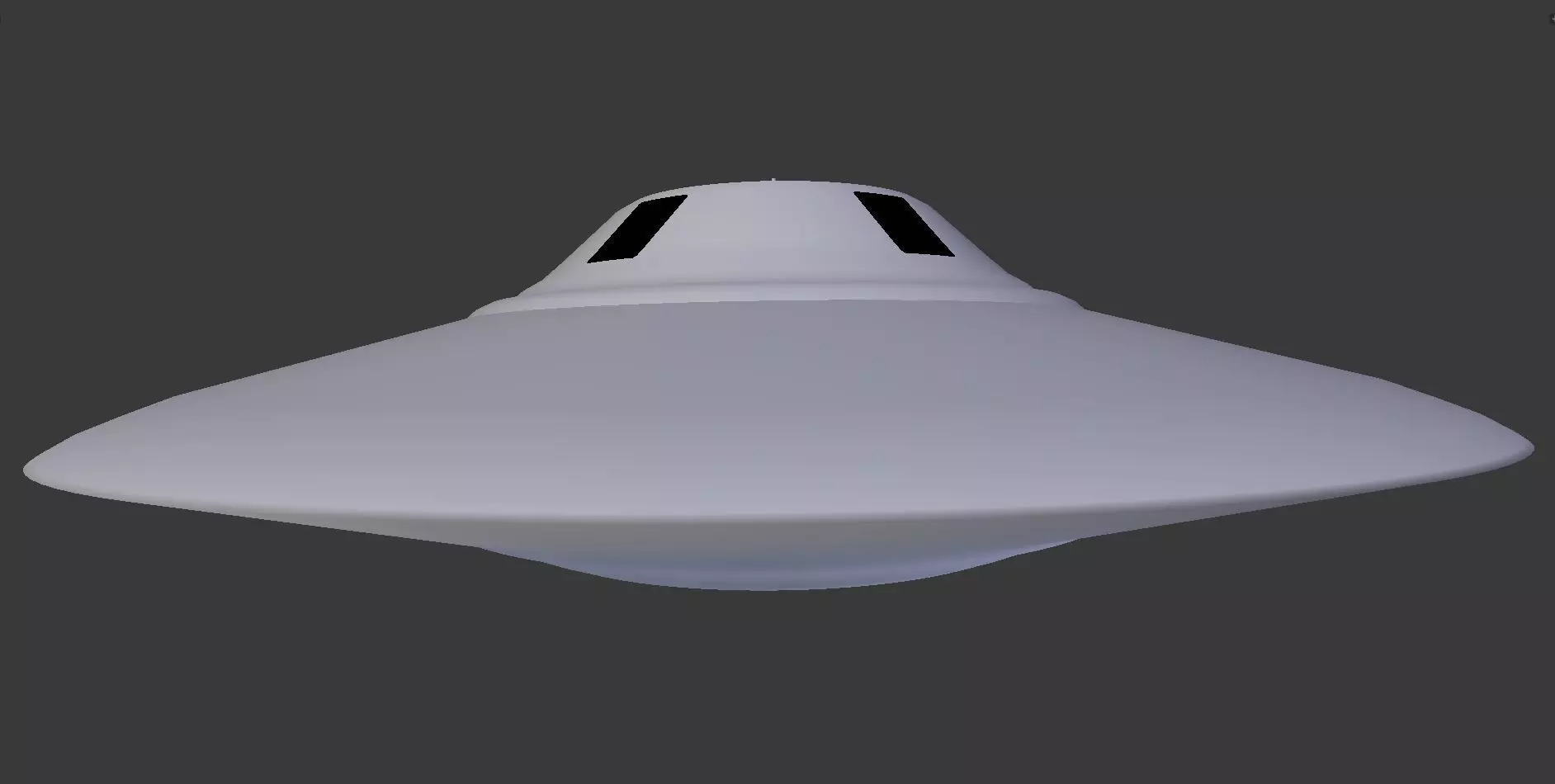 Bob Lazar Sport Model Flying Saucer 3D model_0