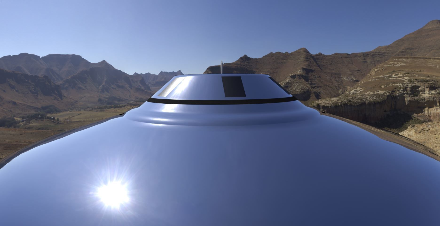 Bob Lazar Sport Model Flying Saucer 3D model_16