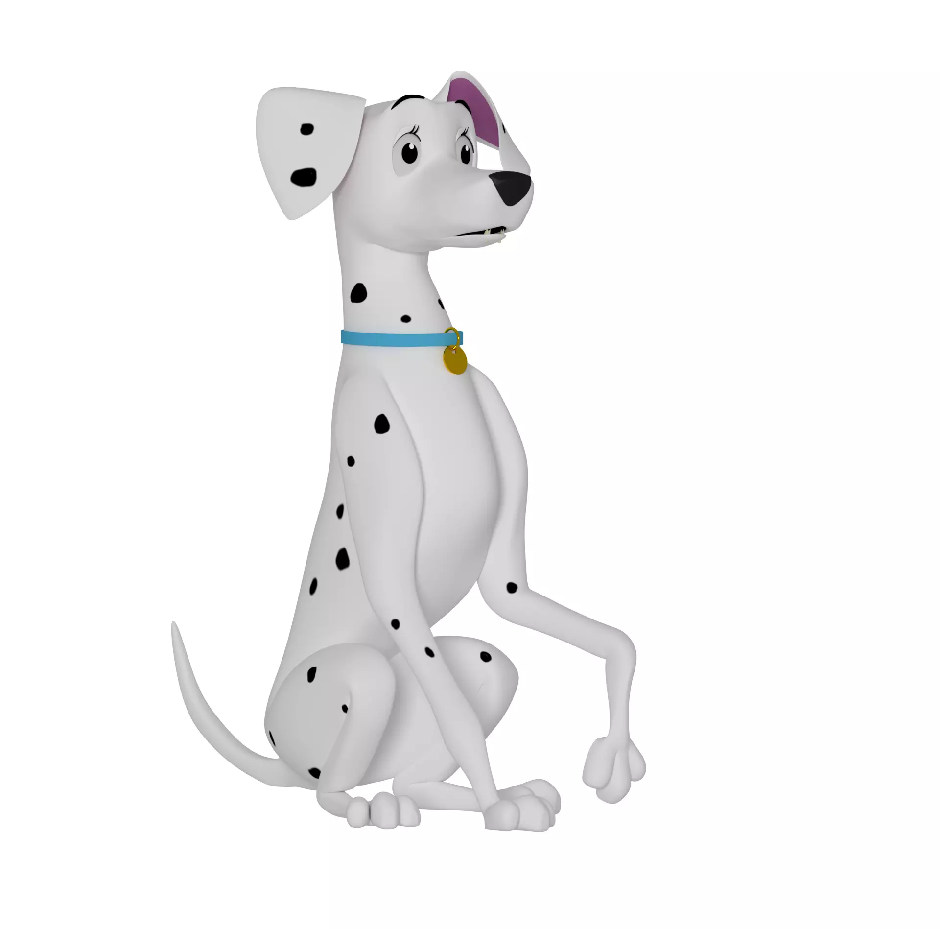 Perdita Dalmatian Model 3D model