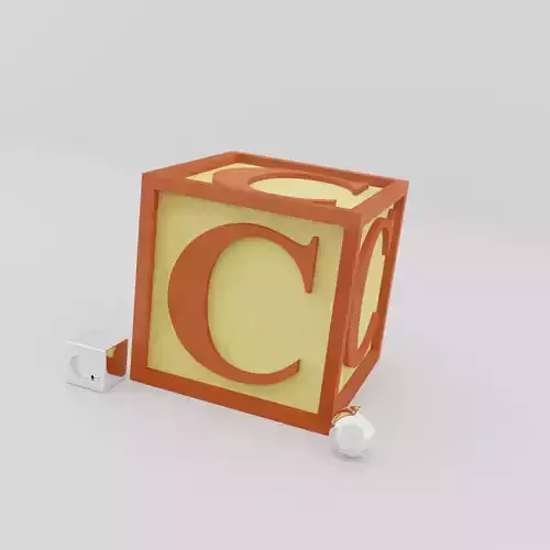 Kids Letter Block - C Letter