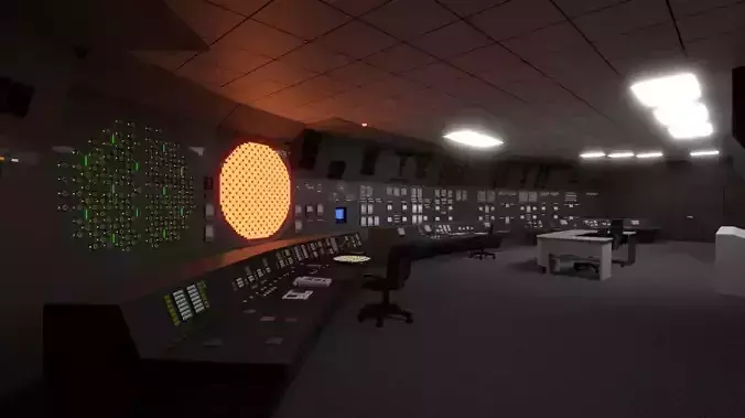 Chernobyl Control Room 3D model