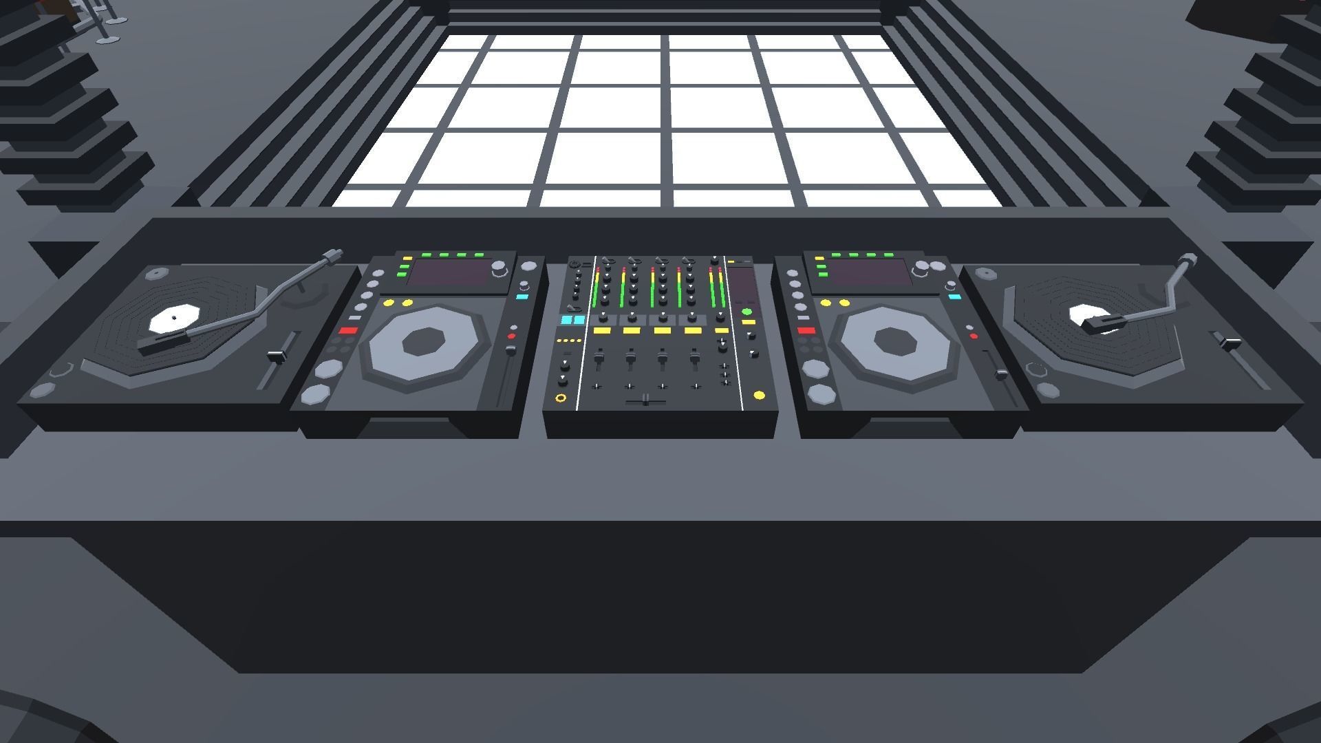 9t5 Low Poly Nightclub Low-poly 3D model_2