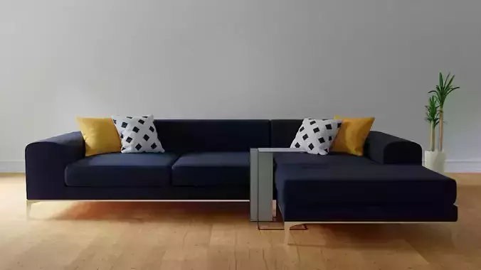 Sofa Dark Blue