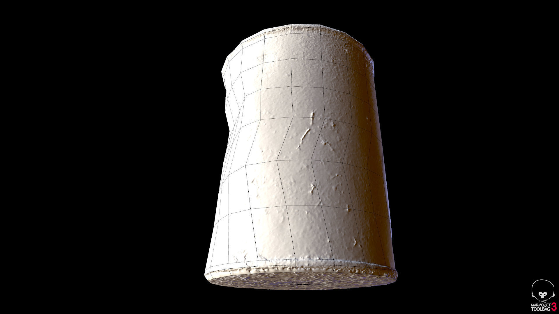 Old Paint Can Lowpoly model Low-poly 3D model_10
