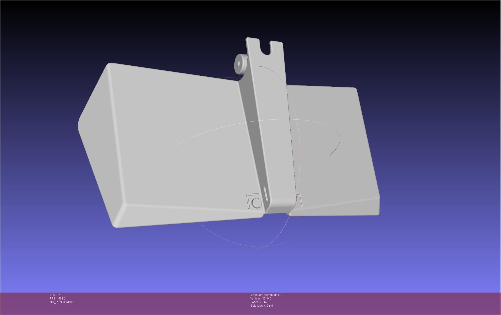 Attack On Titan Season 4 Chestplate Artwork Based Model 3D print model_104