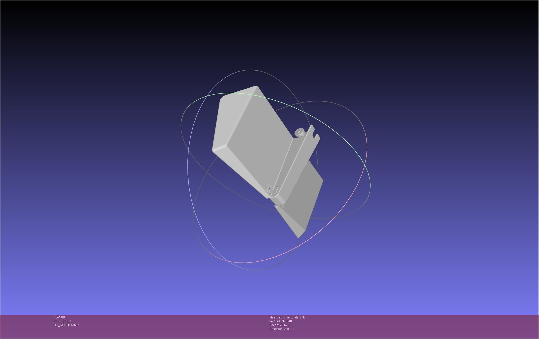 Attack On Titan Season 4 Chestplate Artwork Based Model 3D print model_48