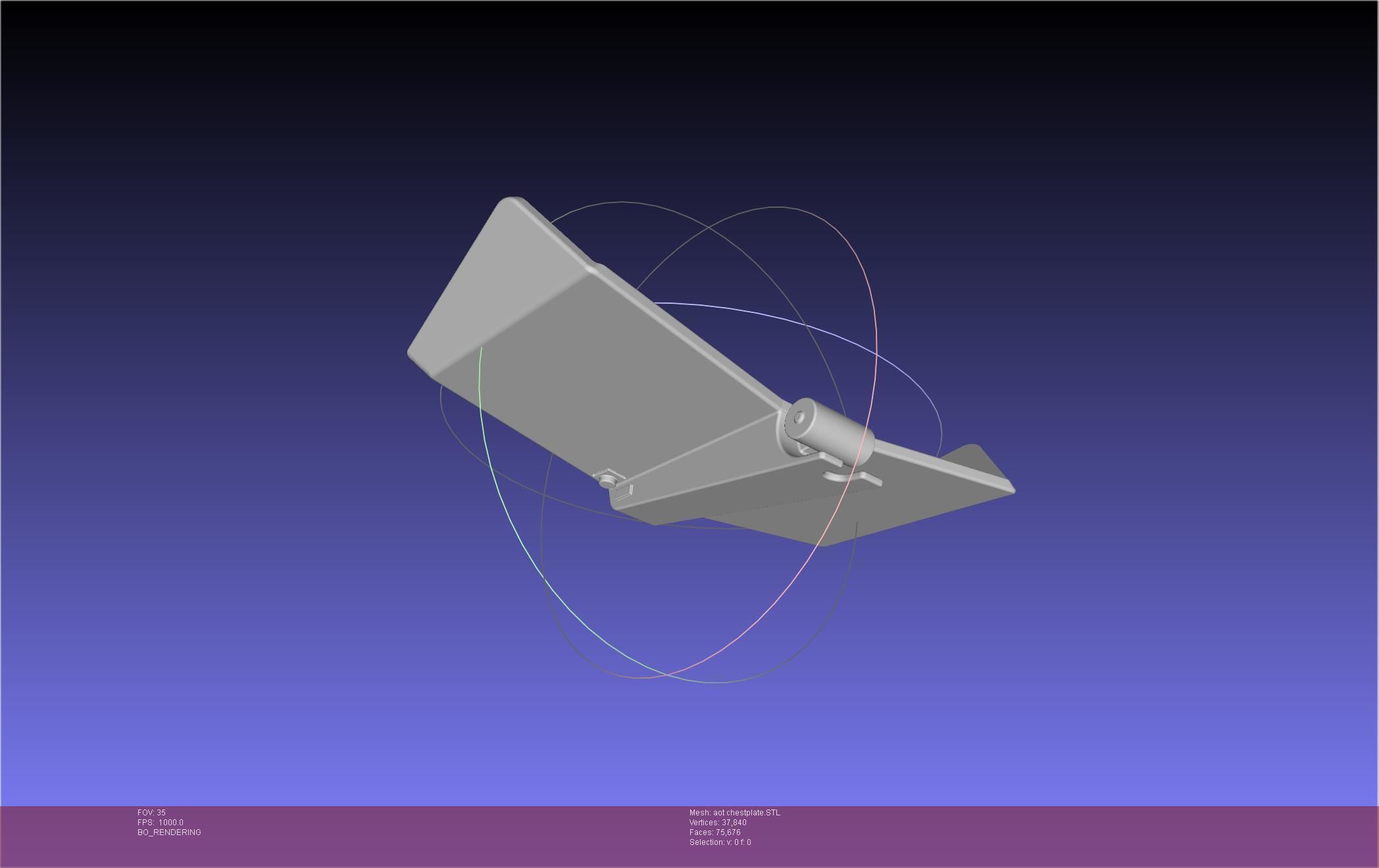 Attack On Titan Season 4 Chestplate Artwork Based Model 3D print model_111