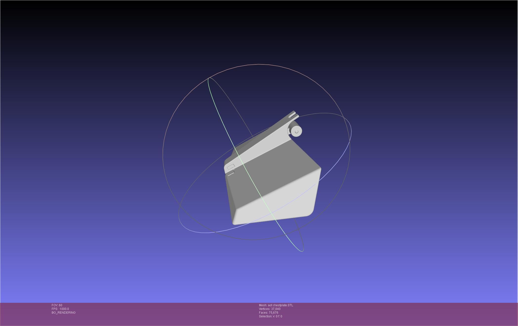 Attack On Titan Season 4 Chestplate Artwork Based Model 3D print model_44