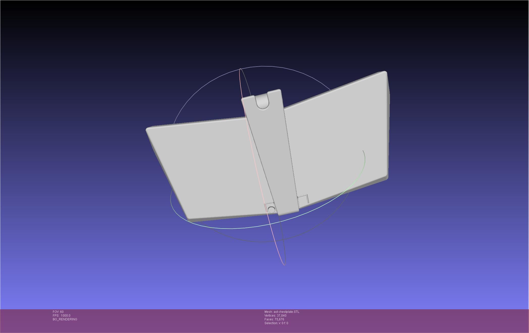 Attack On Titan Season 4 Chestplate Artwork Based Model 3D print model_22