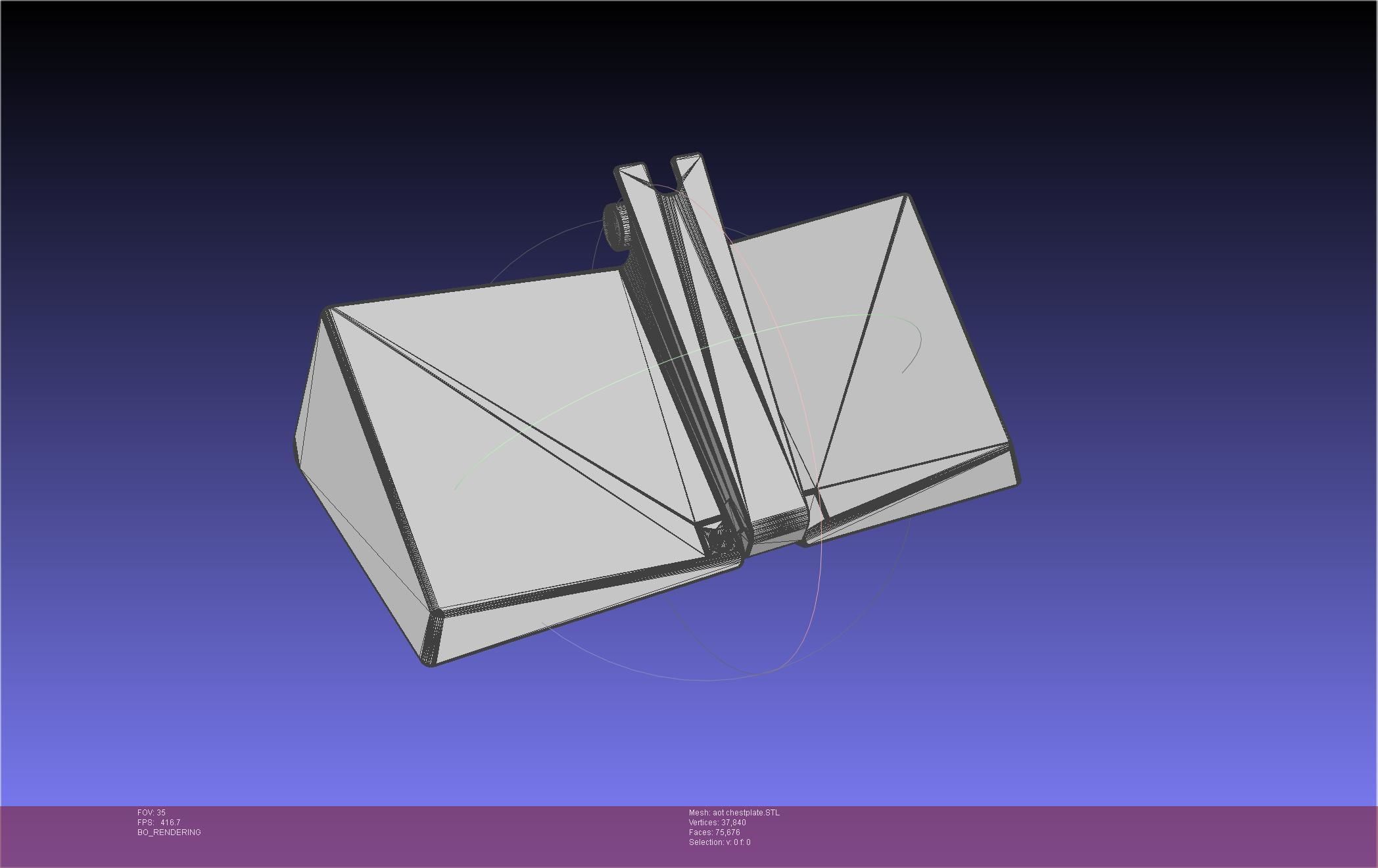Attack On Titan Season 4 Chestplate Artwork Based Model 3D print model_93