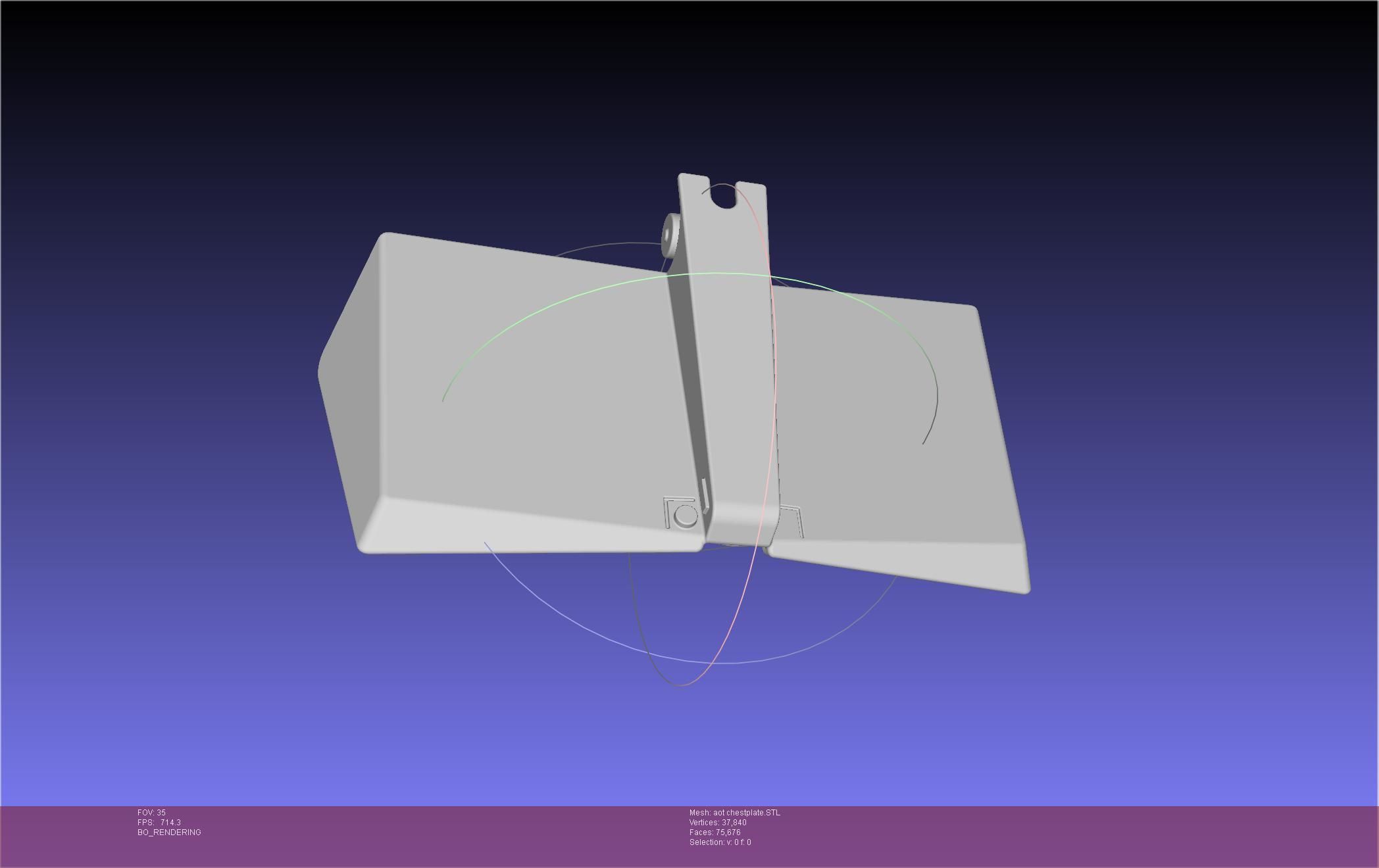 Attack On Titan Season 4 Chestplate Artwork Based Model 3D print model_103