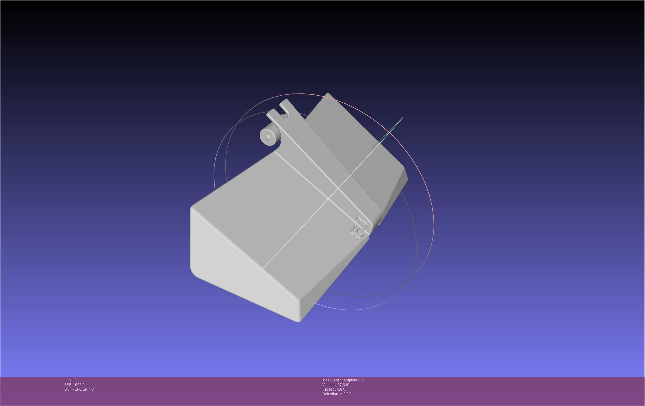 Attack On Titan Season 4 Chestplate Artwork Based Model 3D print model_108