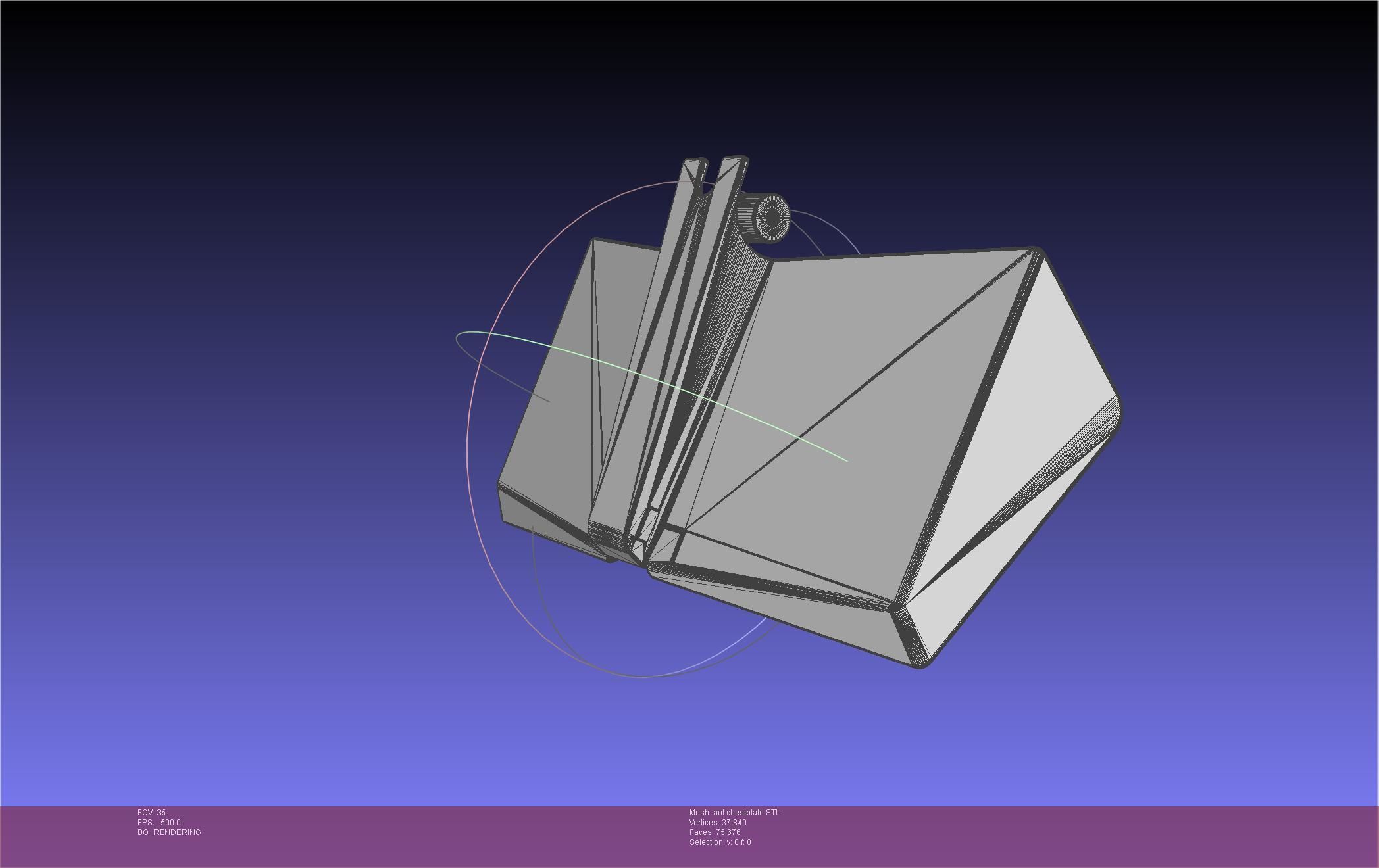 Attack On Titan Season 4 Chestplate Artwork Based Model 3D print model_96