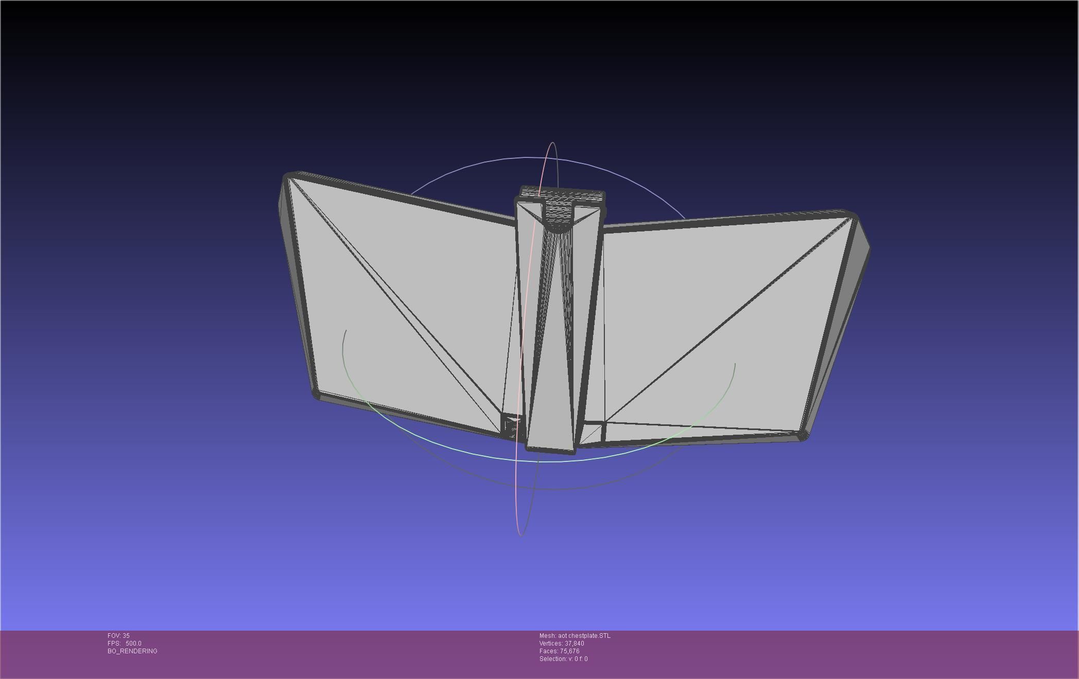 Attack On Titan Season 4 Chestplate Artwork Based Model 3D print model_94