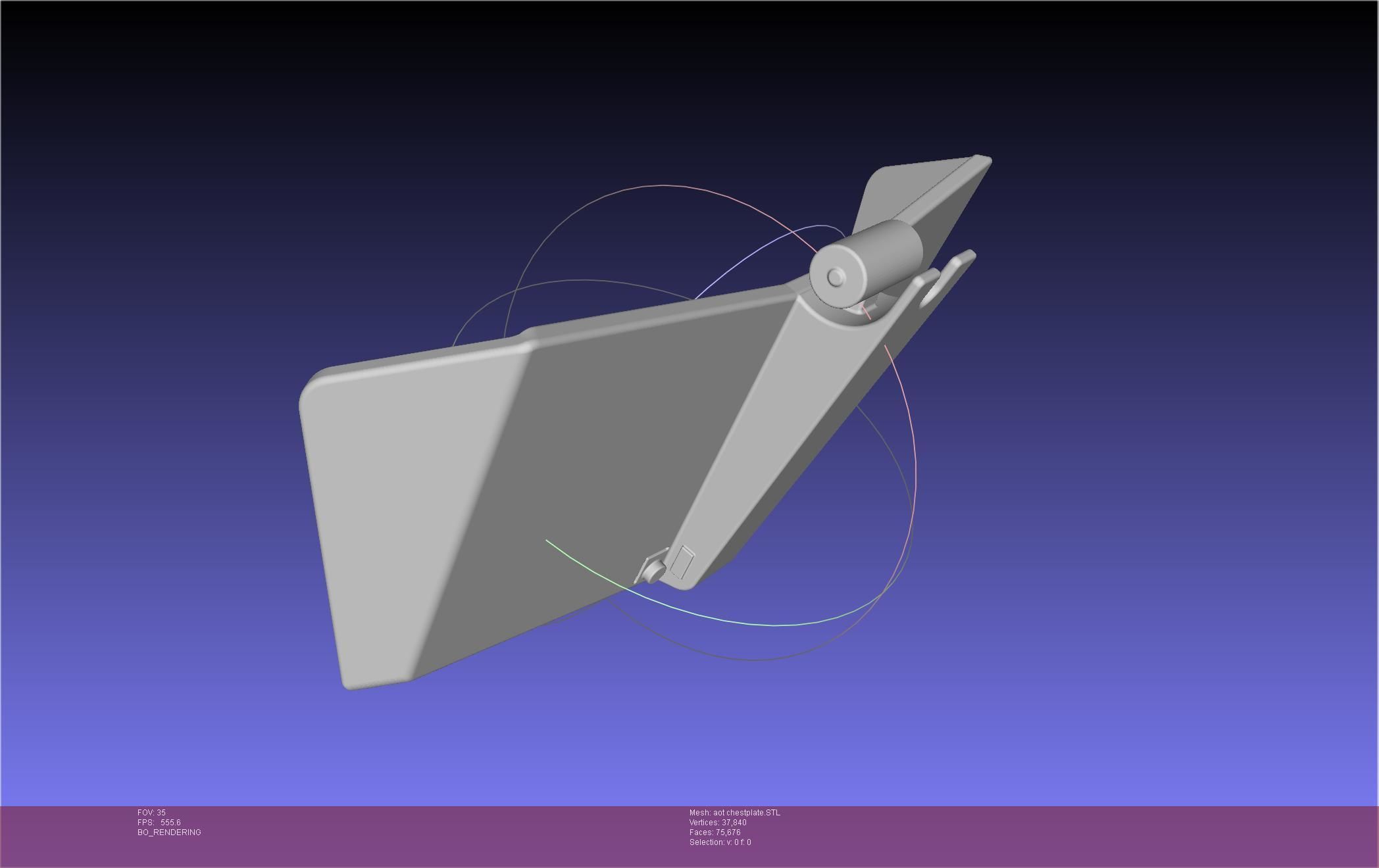 Attack On Titan Season 4 Chestplate Artwork Based Model 3D print model_106