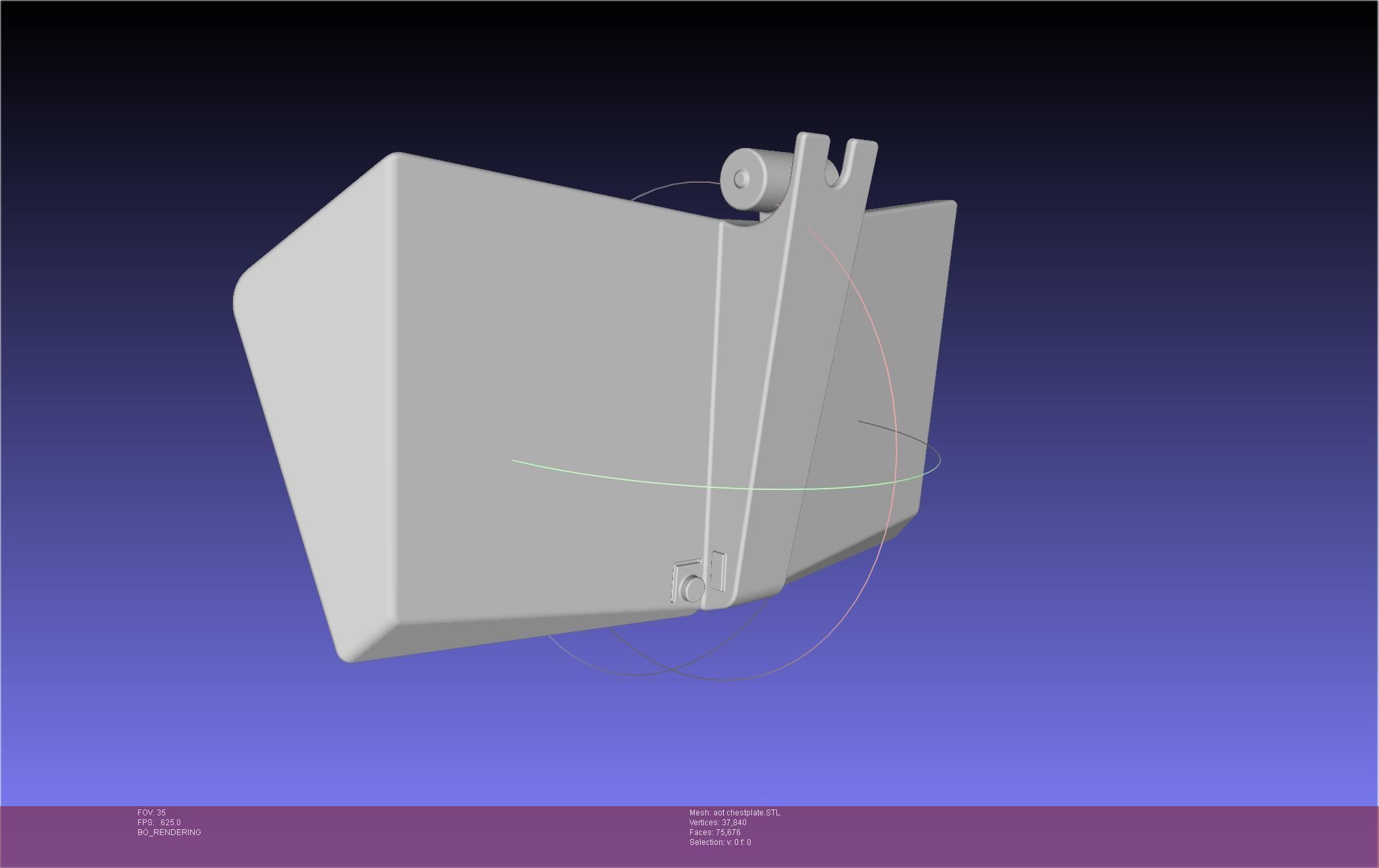 Attack On Titan Season 4 Chestplate Artwork Based Model 3D print model_105