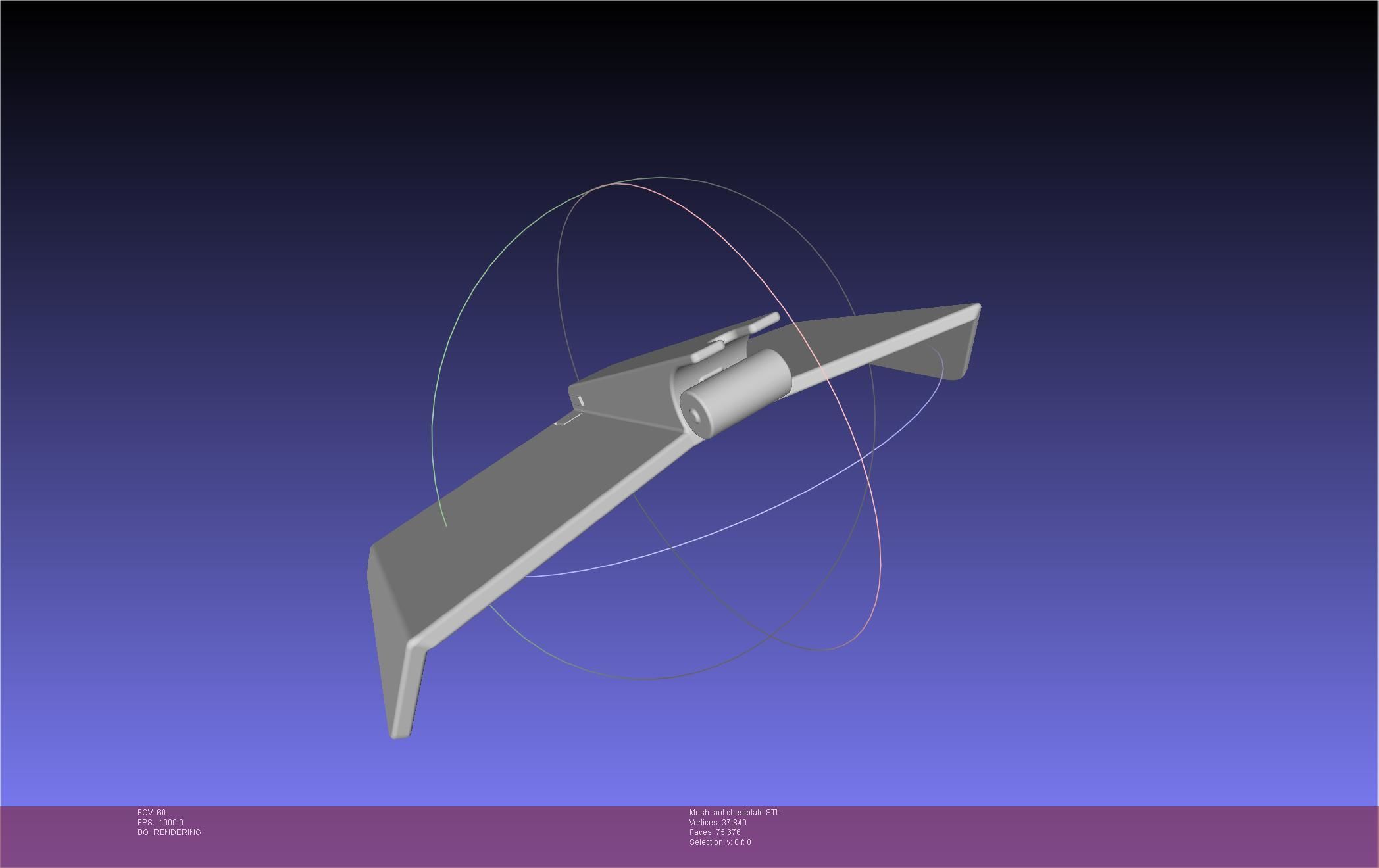 Attack On Titan Season 4 Chestplate Artwork Based Model 3D print model_43