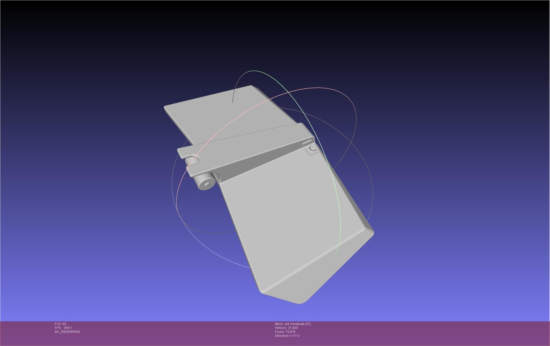 Attack On Titan Season 4 Chestplate Artwork Based Model 3D print model_35