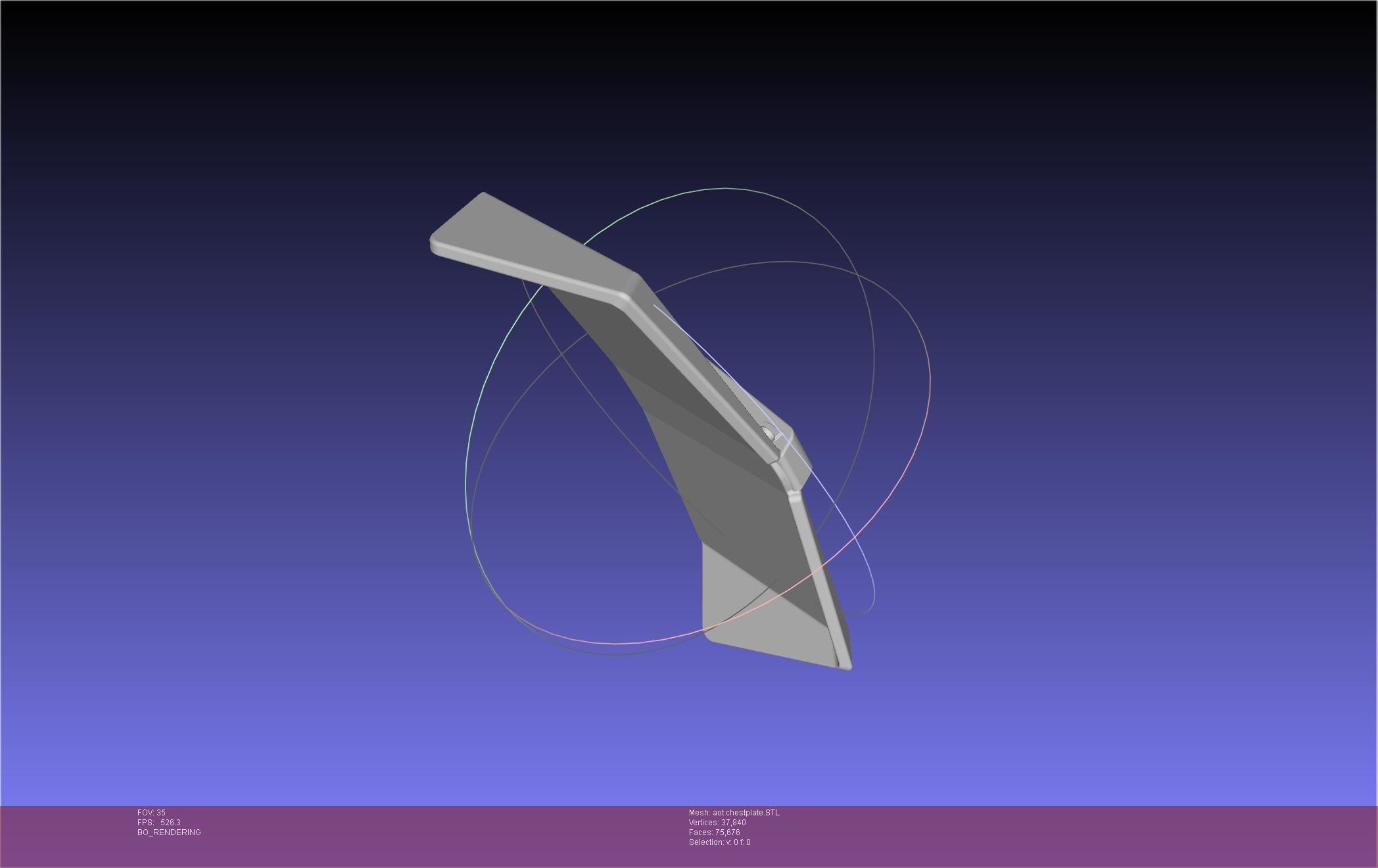 Attack On Titan Season 4 Chestplate Artwork Based Model 3D print model_109