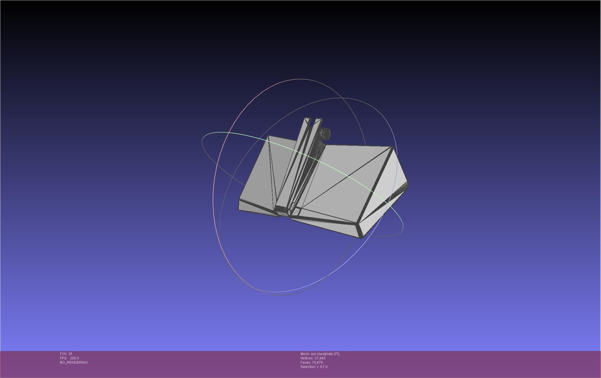 Attack On Titan Season 4 Chestplate Artwork Based Model 3D print model_90