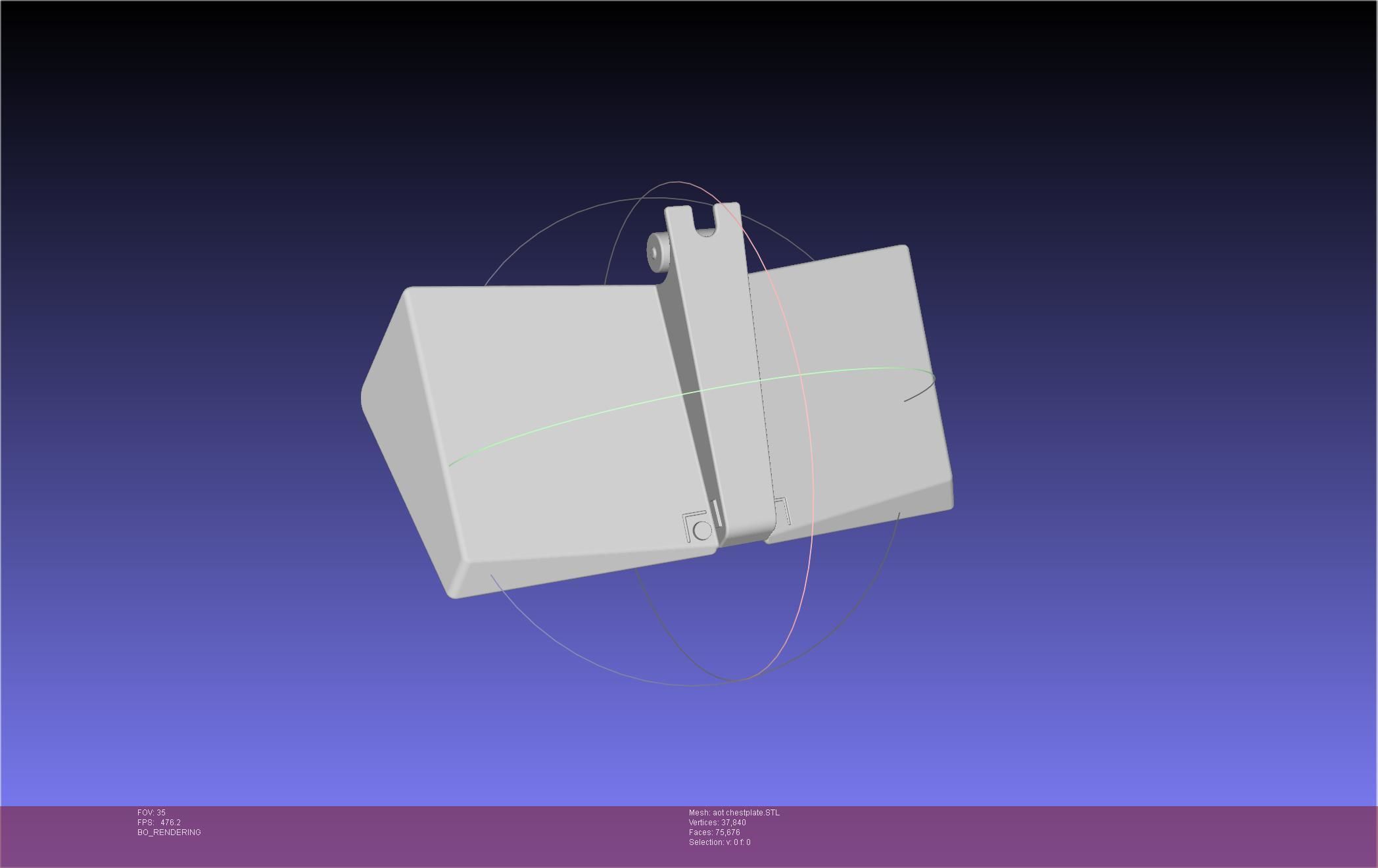 Attack On Titan Season 4 Chestplate Artwork Based Model 3D print model_116