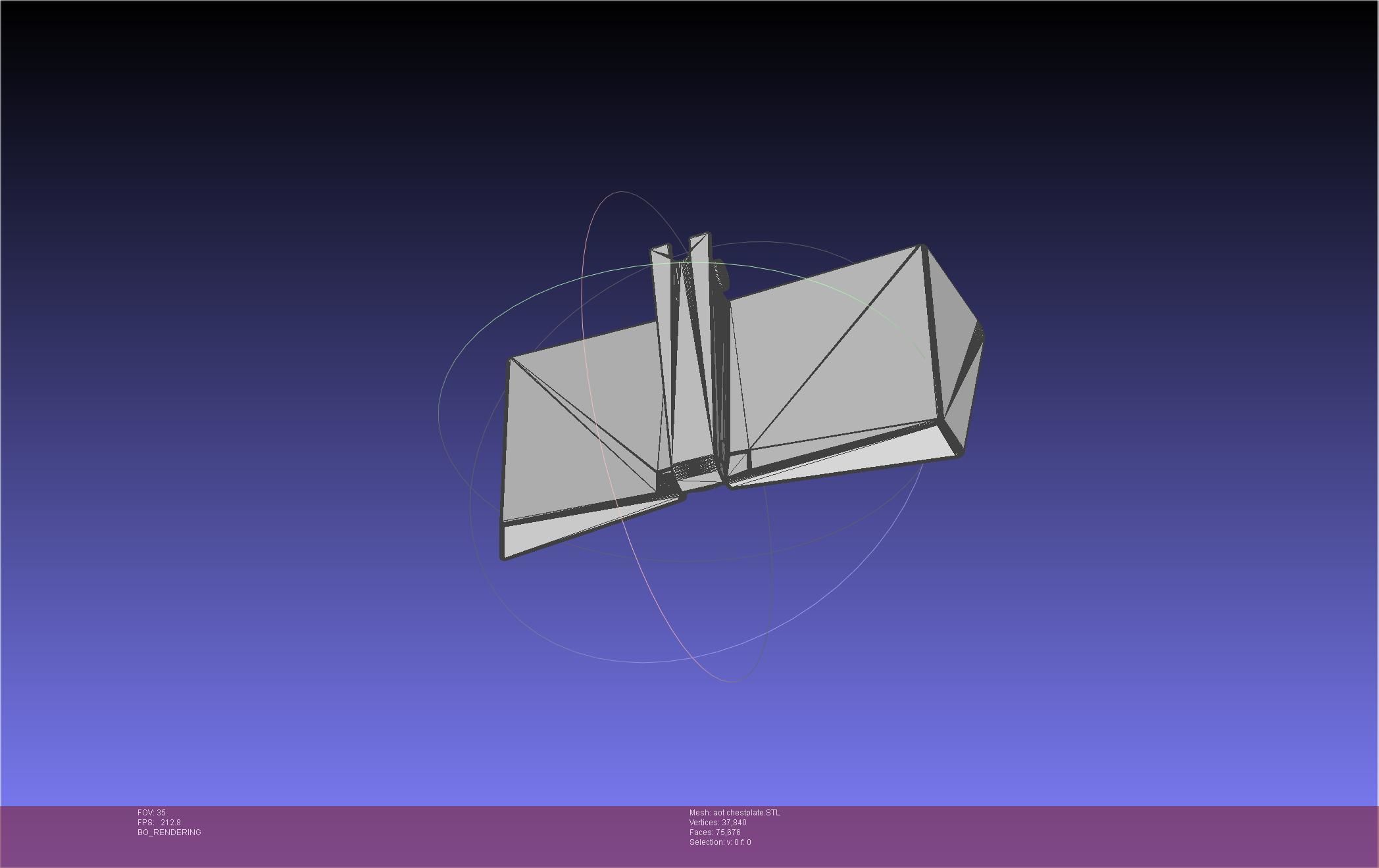 Attack On Titan Season 4 Chestplate Artwork Based Model 3D print model_91