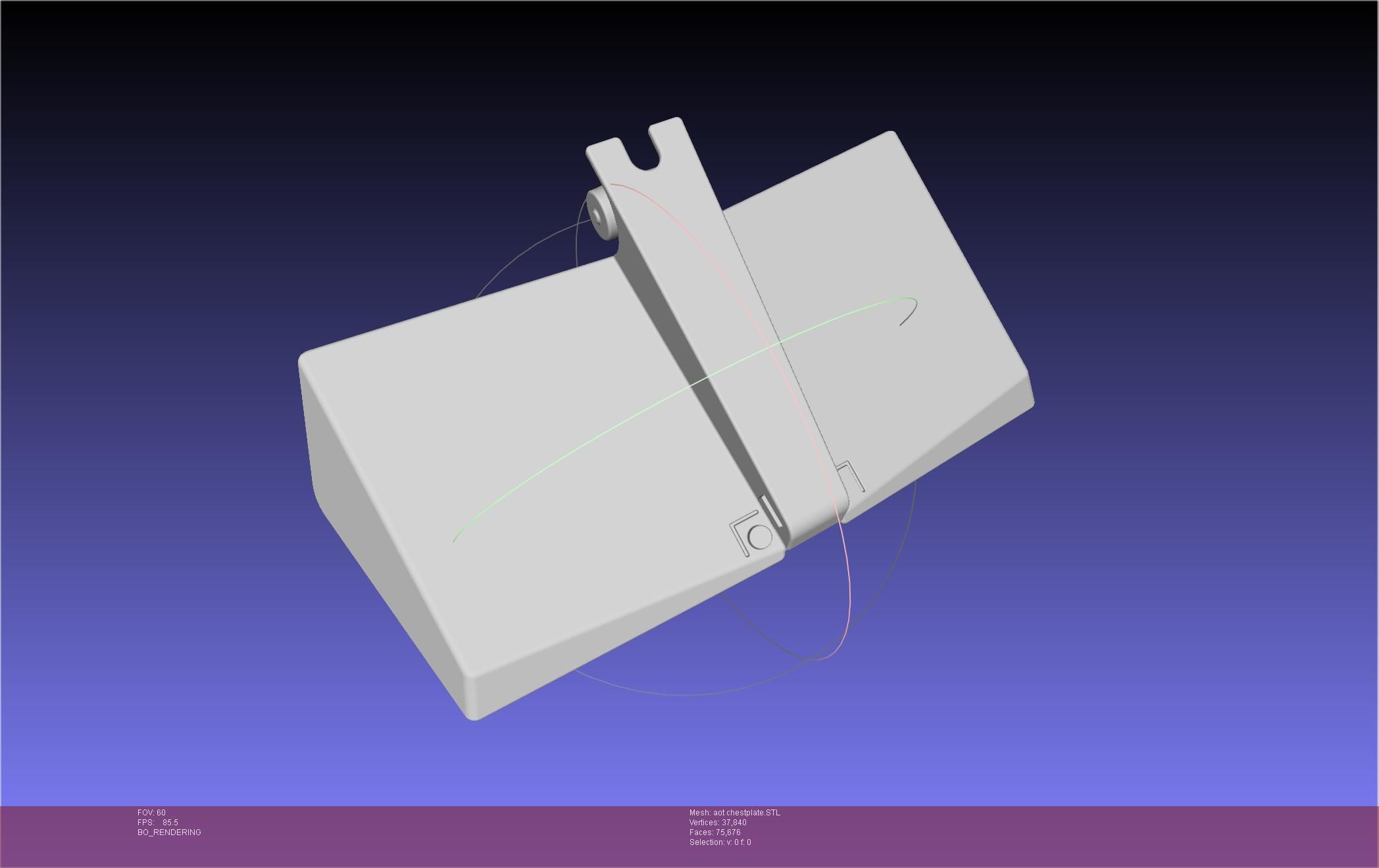 Attack On Titan Season 4 Chestplate Artwork Based Model 3D print model_4