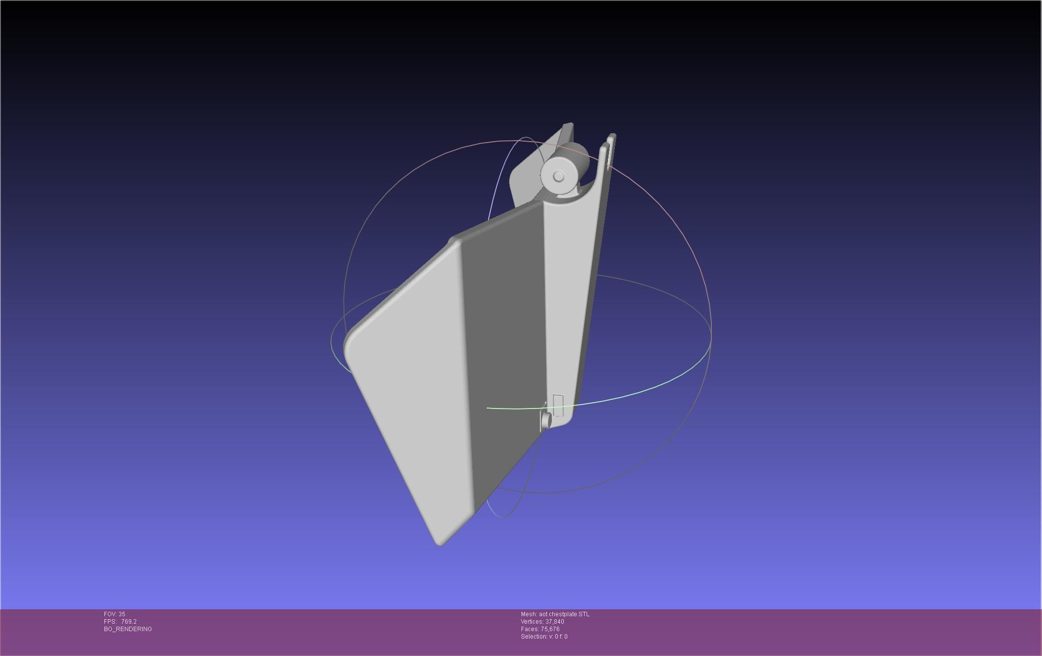 Attack On Titan Season 4 Chestplate Artwork Based Model 3D print model_100