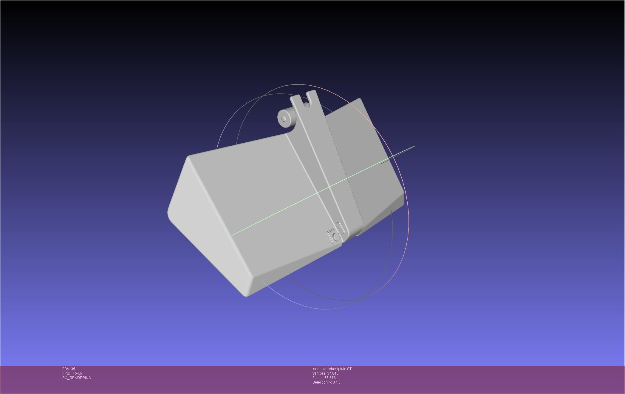 Attack On Titan Season 4 Chestplate Artwork Based Model 3D print model_117