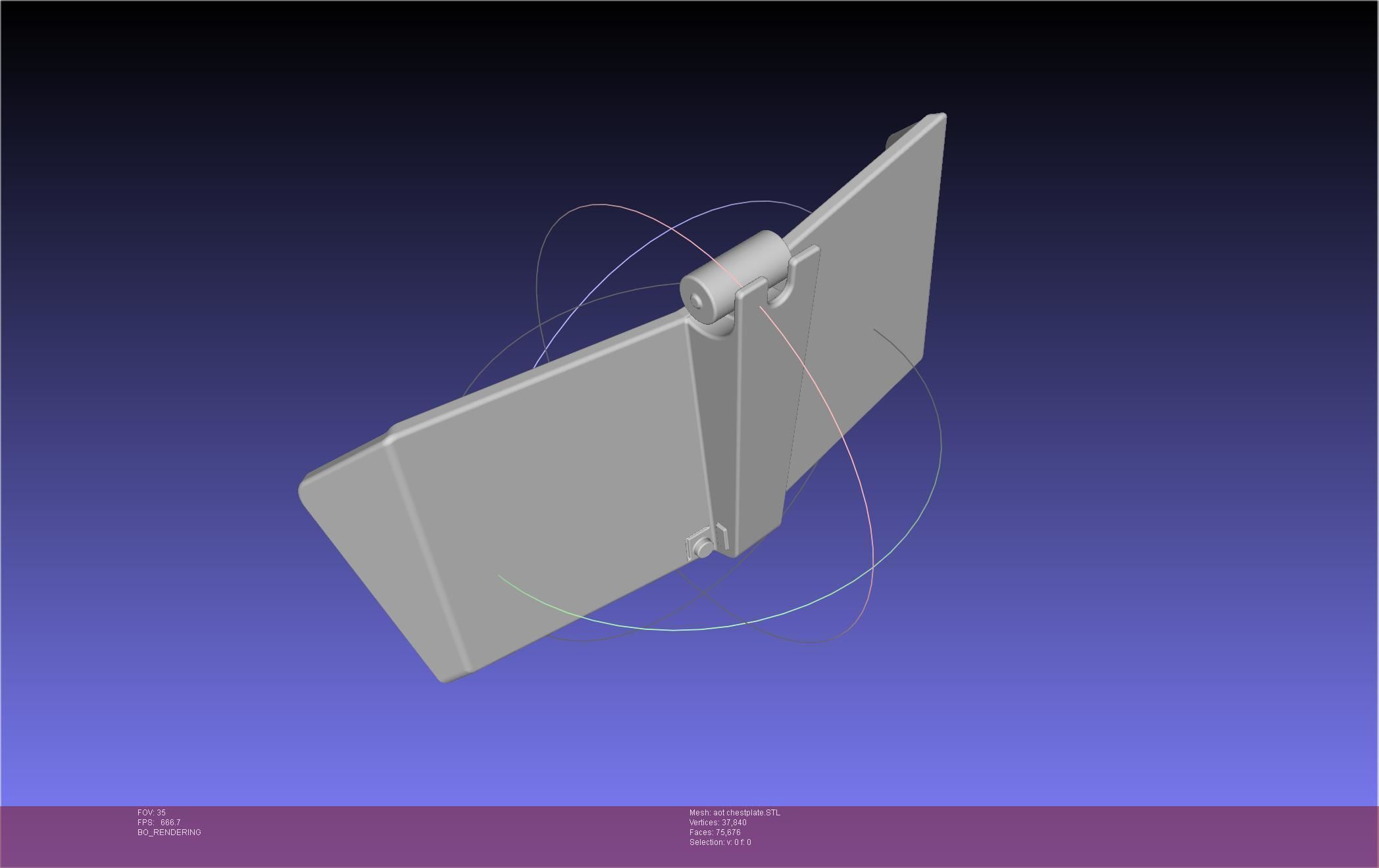 Attack On Titan Season 4 Chestplate Artwork Based Model 3D print model_101