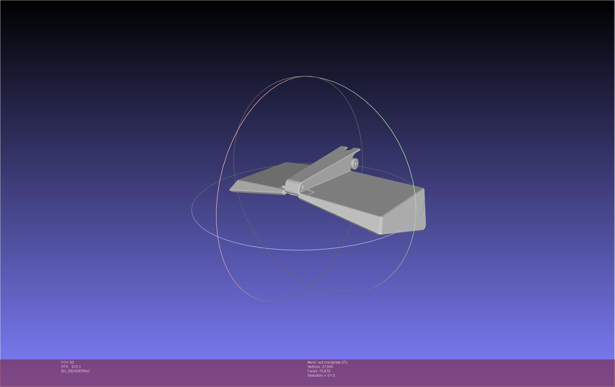 Attack On Titan Season 4 Chestplate Artwork Based Model 3D print model_57