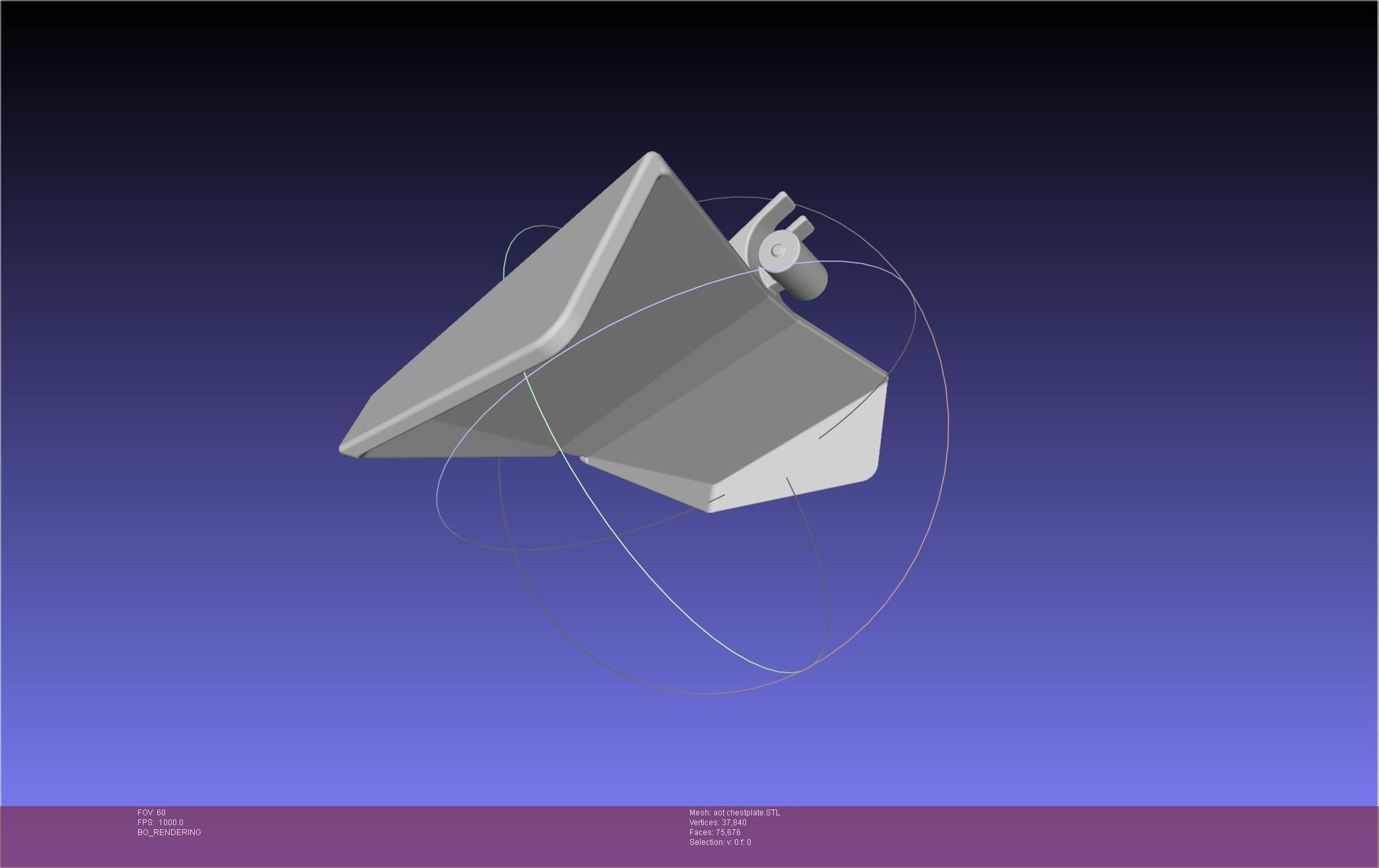 Attack On Titan Season 4 Chestplate Artwork Based Model 3D print model_27