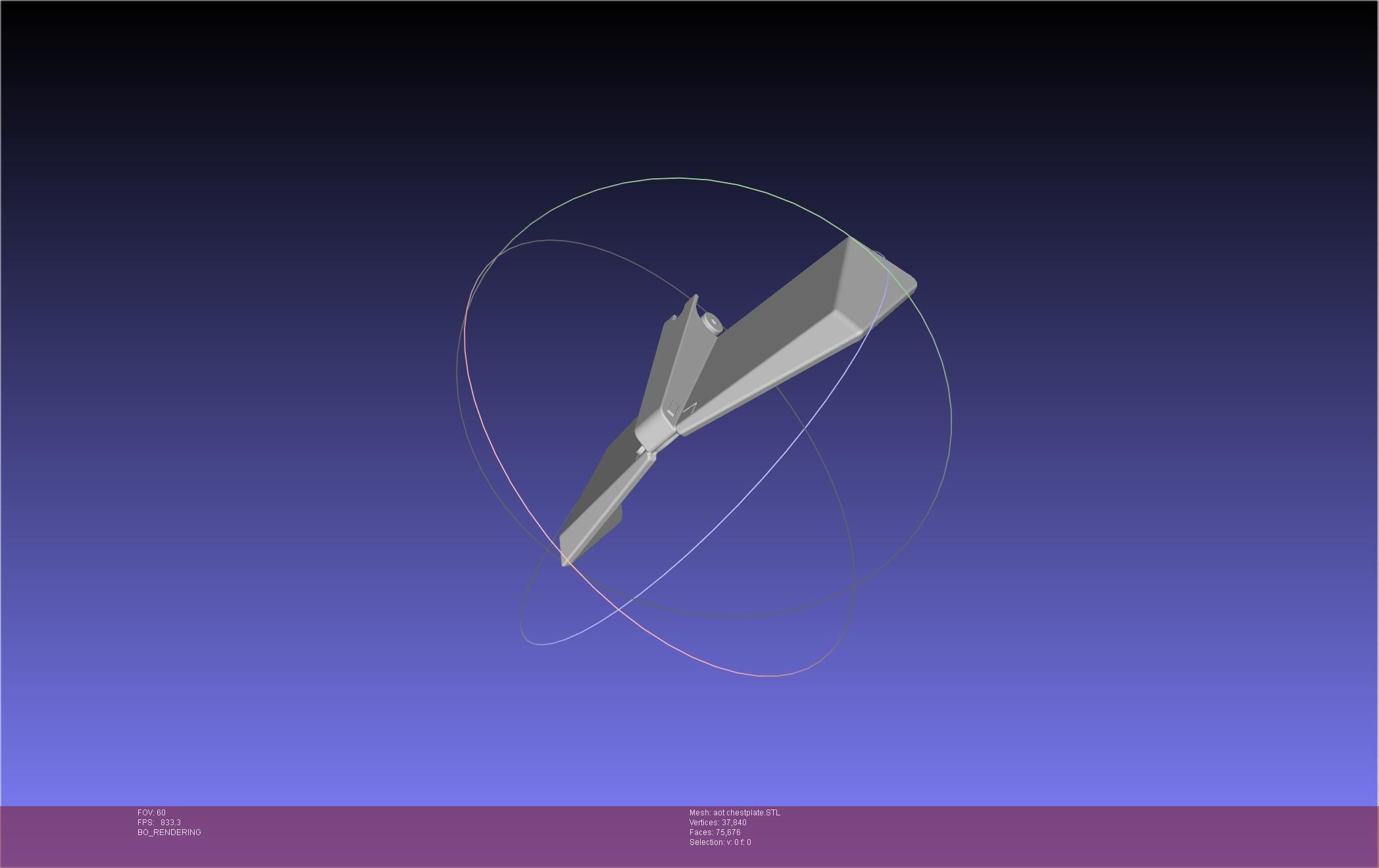 Attack On Titan Season 4 Chestplate Artwork Based Model 3D print model_60