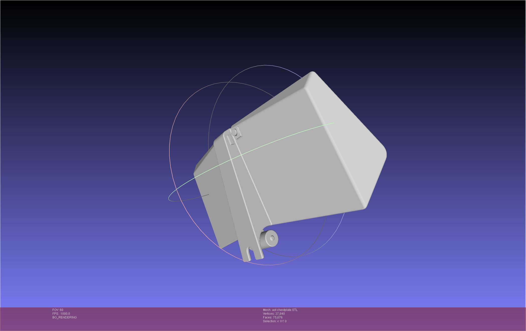 Attack On Titan Season 4 Chestplate Artwork Based Model 3D print model_41