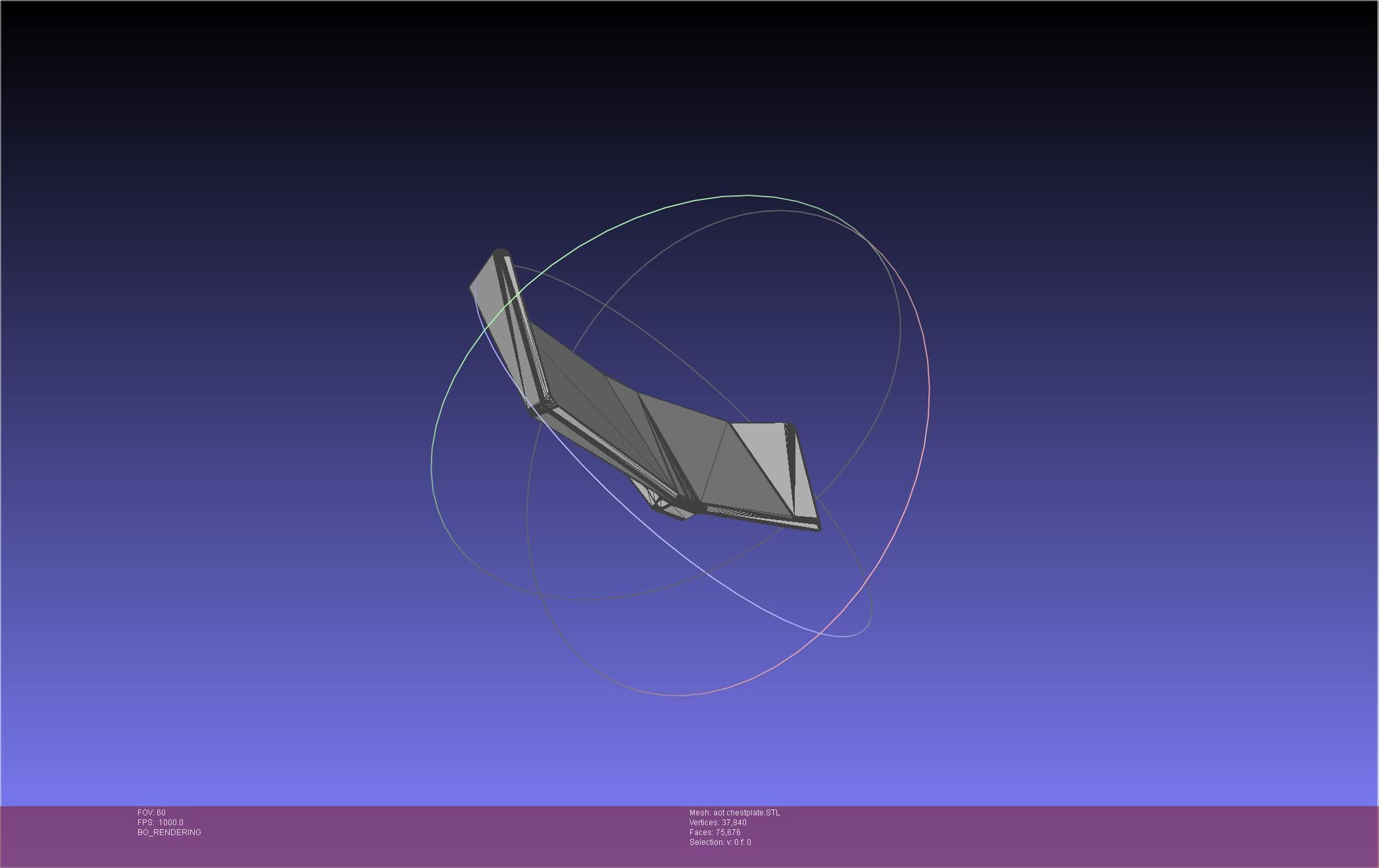 Attack On Titan Season 4 Chestplate Artwork Based Model 3D print model_77