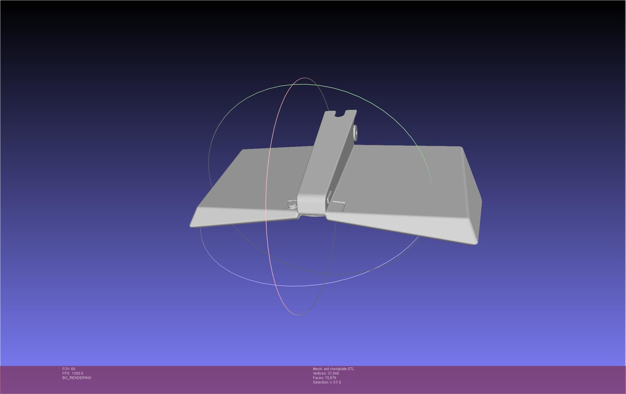 Attack On Titan Season 4 Chestplate Artwork Based Model 3D print model_24