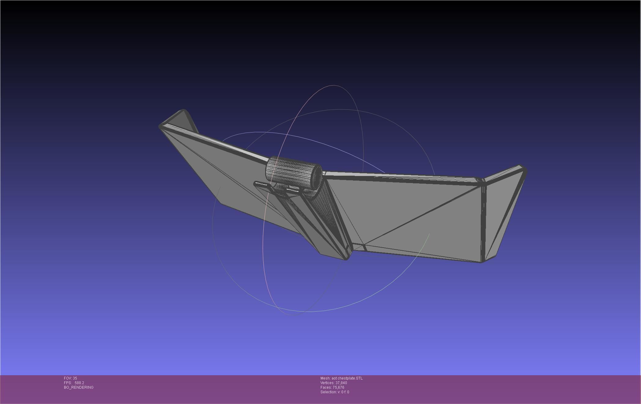 Attack On Titan Season 4 Chestplate Artwork Based Model 3D print model_95